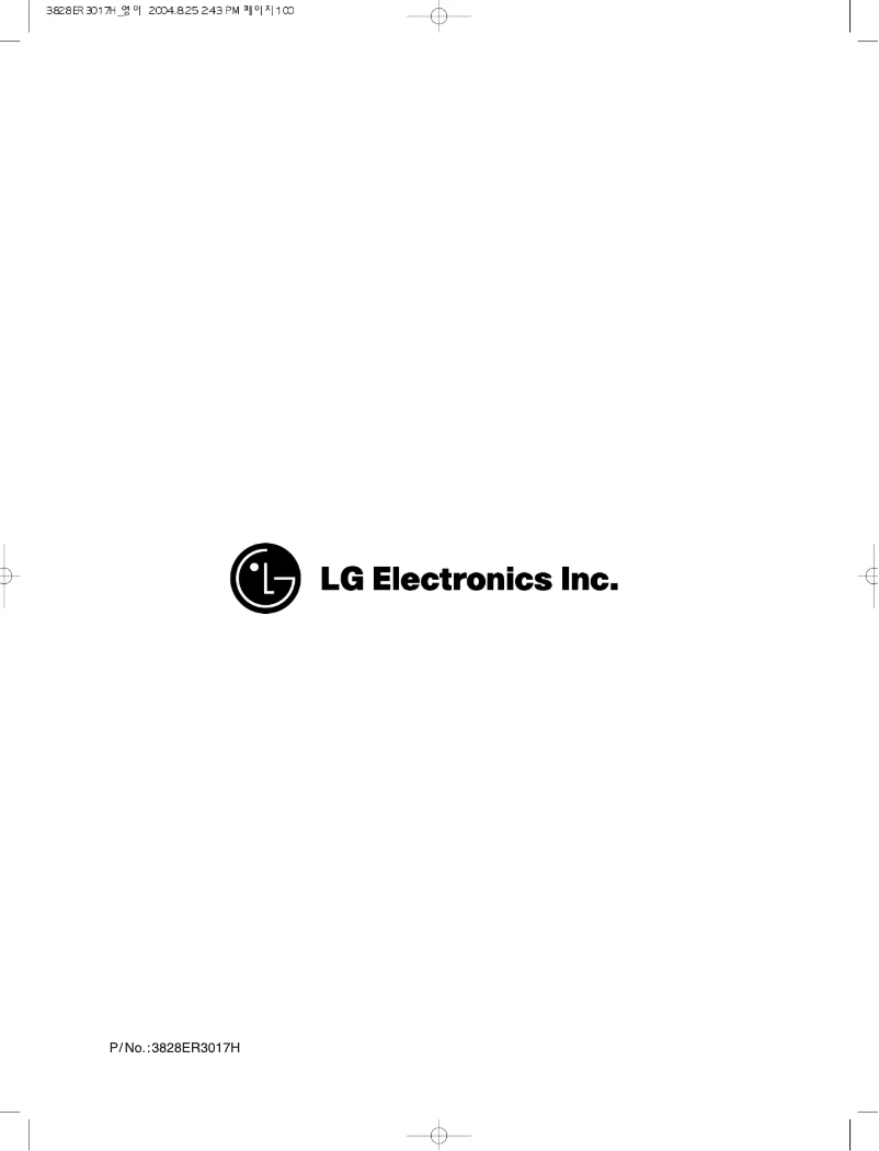 Page 1 de la notice Manuel utilisateur LG WM2432HW