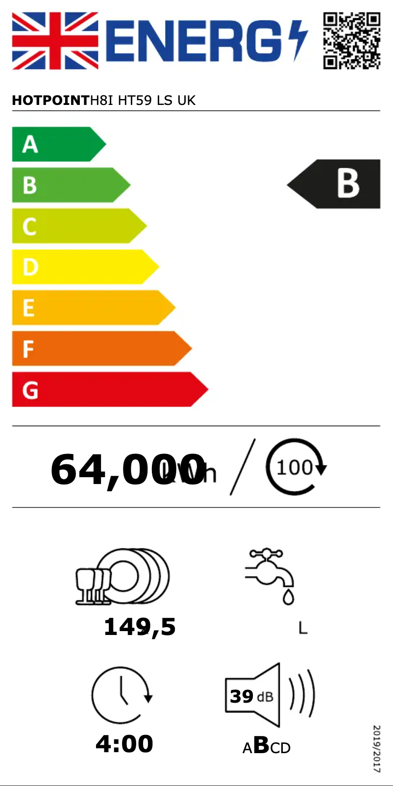 Imagen de la primera página del manual del dispositivo H8I HT59 LS UK