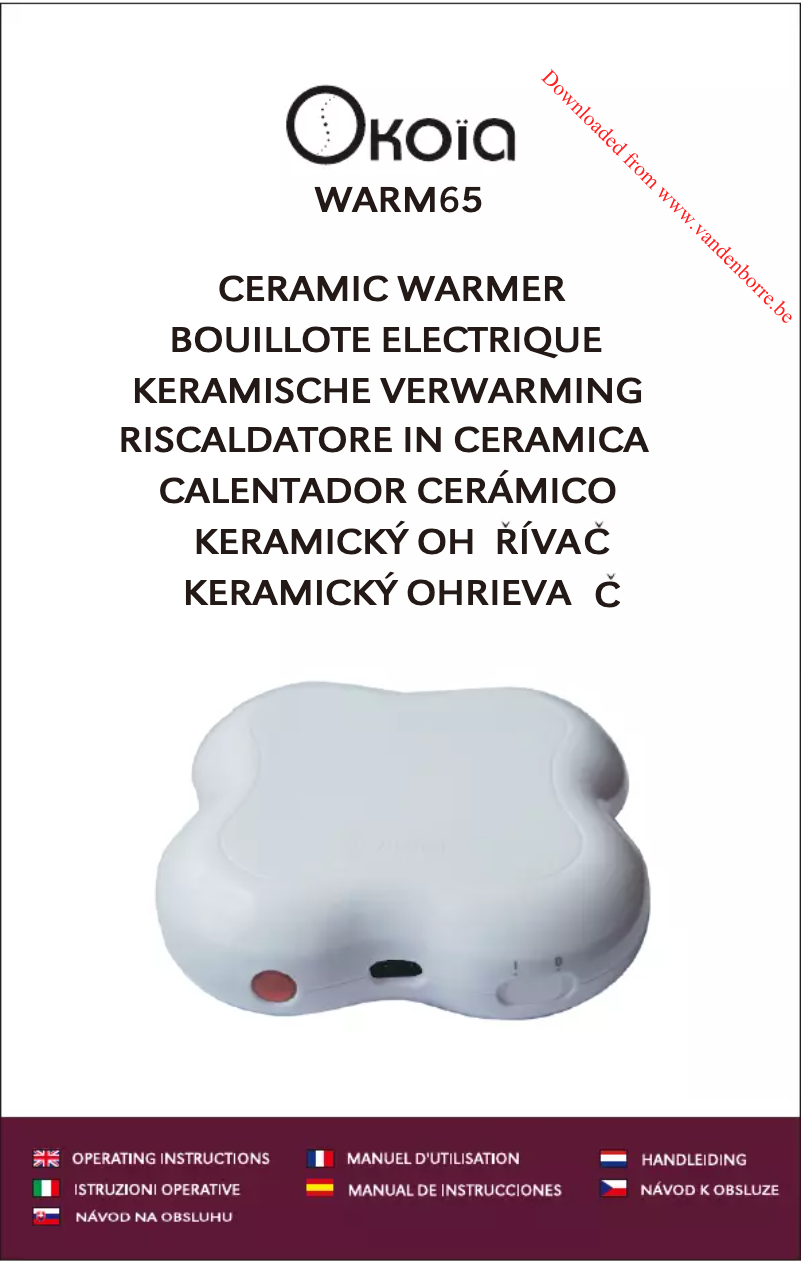 Page 1 de la notice Manuel utilisateur OKOIA WARM65