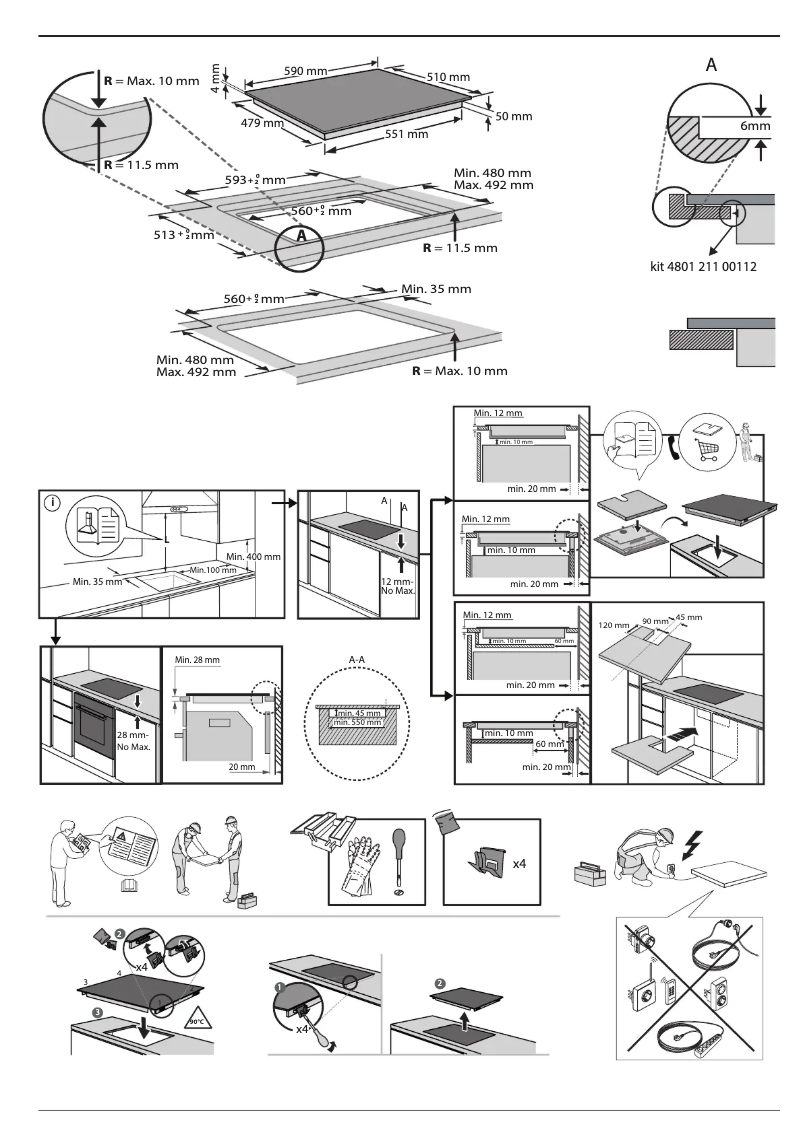 Page n°1 - Manuel utilisateur Hotpoint HB 4860C CPNE
