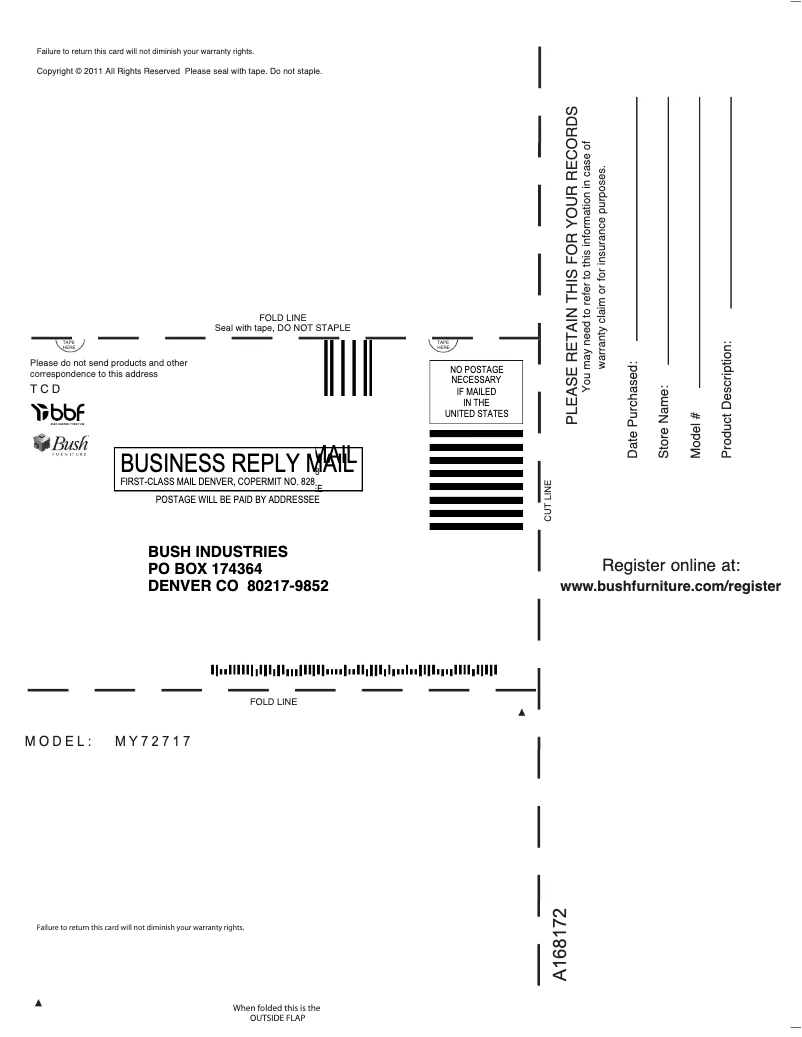 Imagen de la primera página del manual del dispositivo Montrese MY72717-03