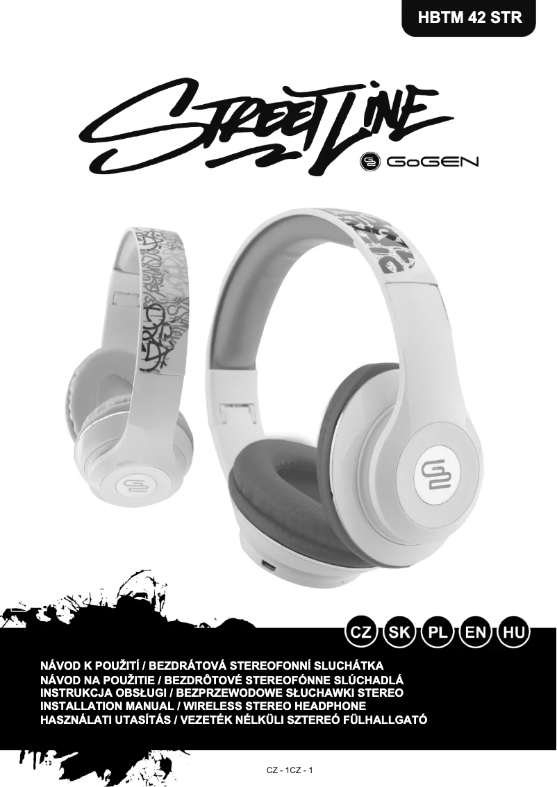 Page 1 of the manual User Manual GoGen HBTM 42STRB