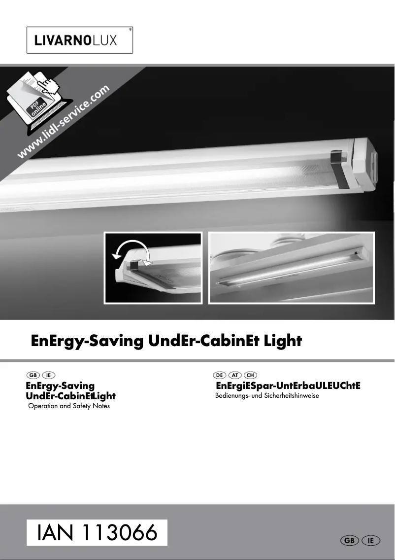 Page n°1 - Manuel utilisateur Livarno Lux IAN 113066