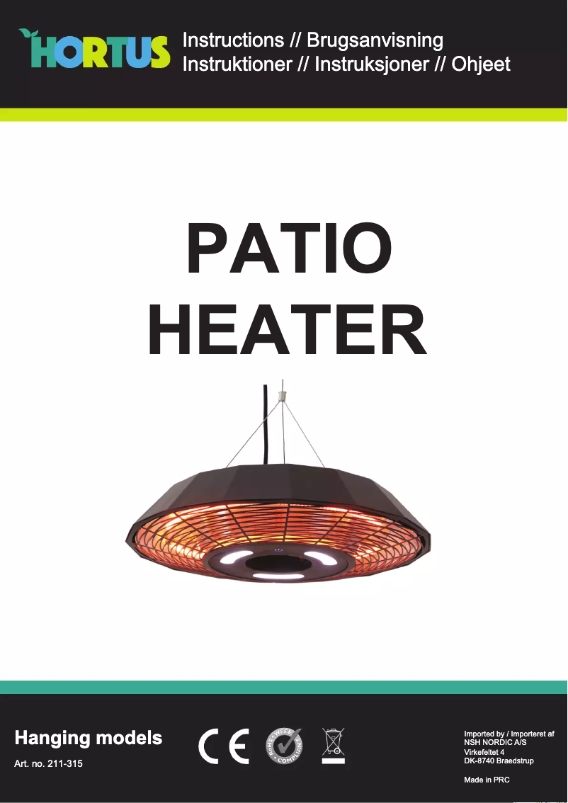 Image de la première page du manuel de l'appareil 211-315