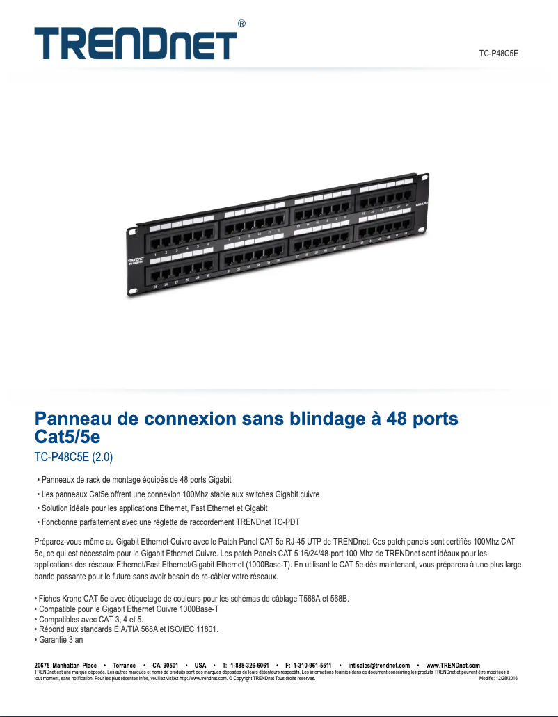 Image de la première page du manuel de l'appareil TC-P48C5E