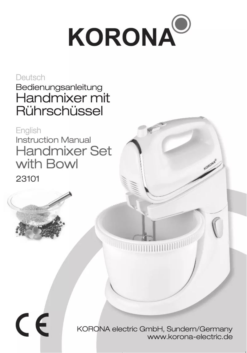 Image de la première page du manuel de l'appareil 23101