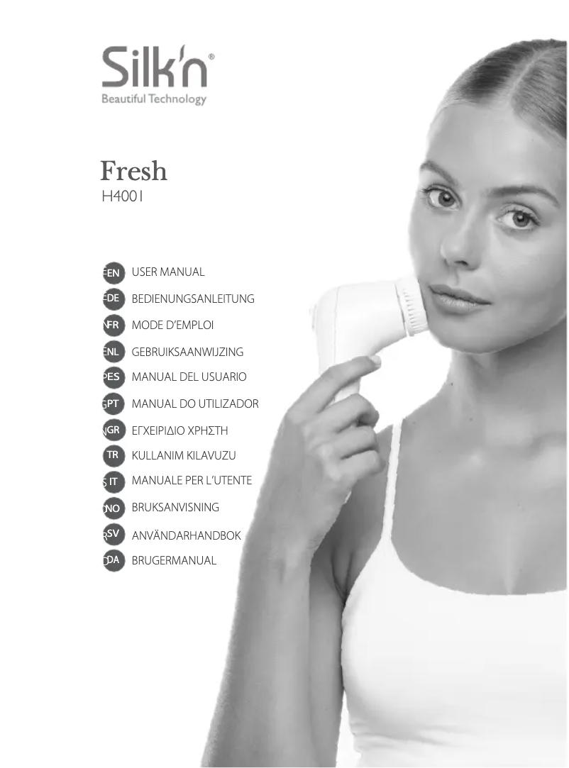 Page 1 de la notice Manuel utilisateur Silk'n Fresh