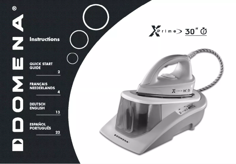 Imagen de la primera página del manual del dispositivo X prime 30