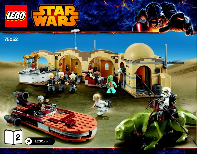 Page 1 de la notice Manuel utilisateur Lego Star Wars 75052