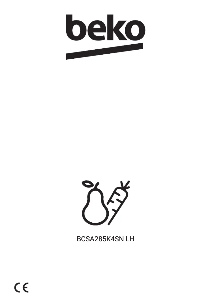 Page n°1 - Manuel utilisateur Beko BCSA285K4SNLH