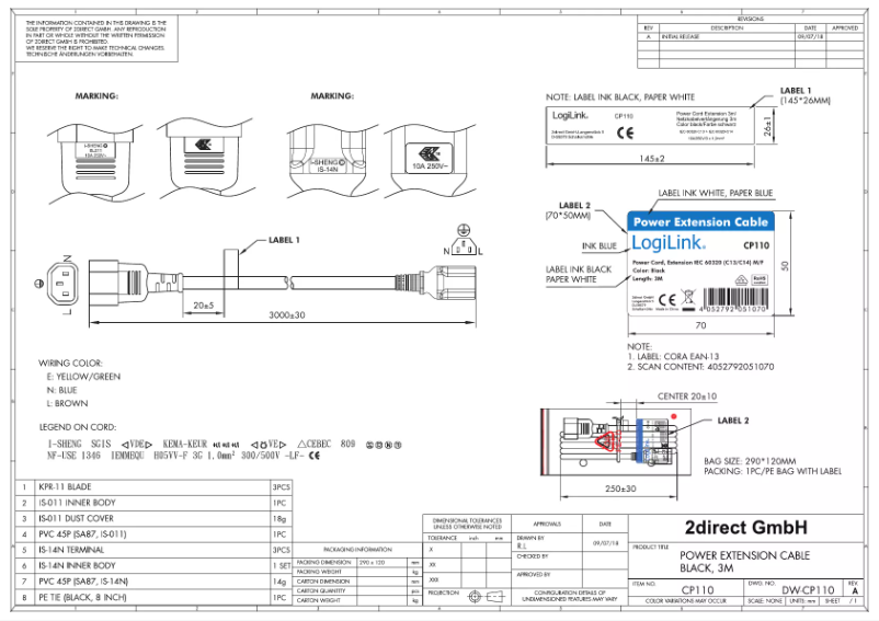Página 1 del manual Manual de usuario LogiLink CP110