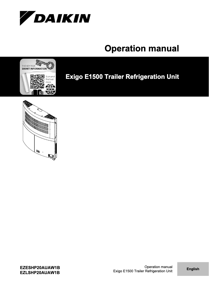 Image de la première page du manuel de l'appareil EZESHP20AUAW1B