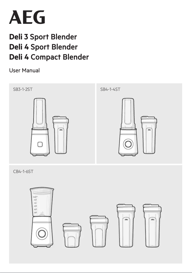 Image de la première page du manuel de l'appareil SB4-1-4ST