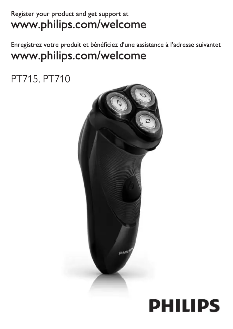 Page n°1 - Manuel utilisateur Philips PowerTouch PT710