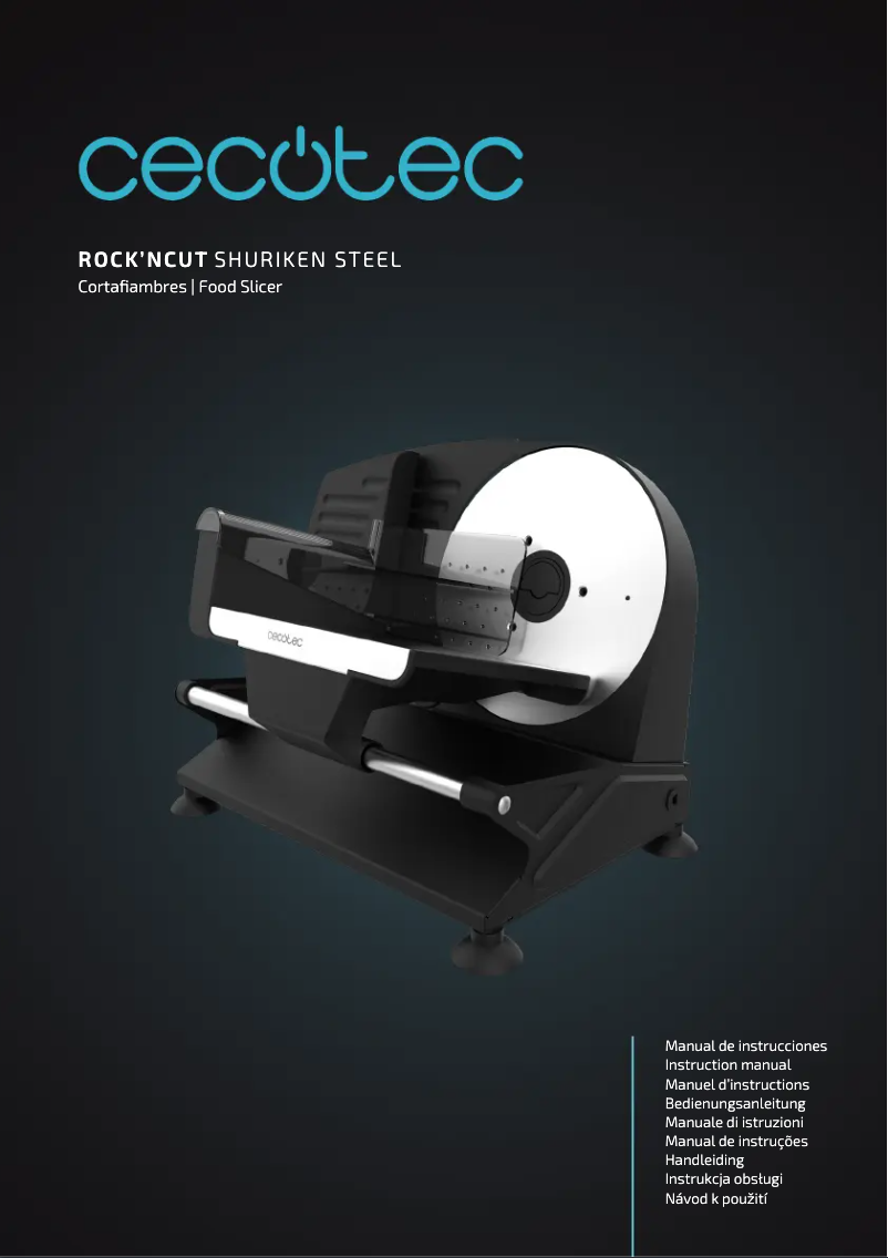 Page 1 de la notice Manuel utilisateur Cecotec Rock’nCut Shuriken
