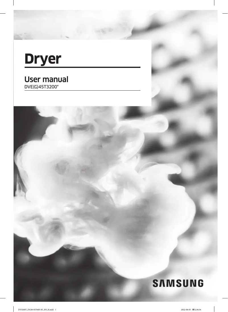 Page 1 de la notice Manuel utilisateur Samsung DVG45T3200W