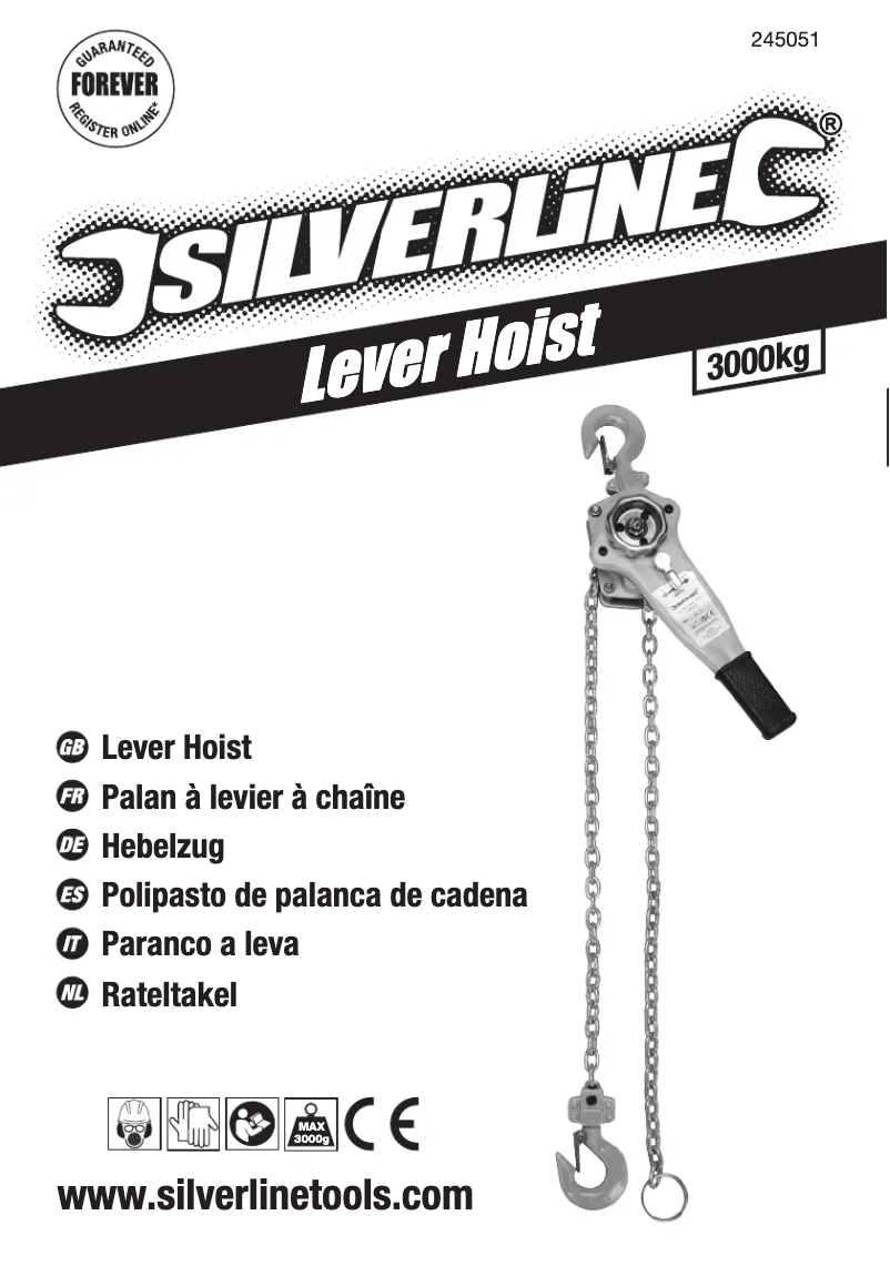 Page n°1 - Manuel utilisateur Silverline 245051