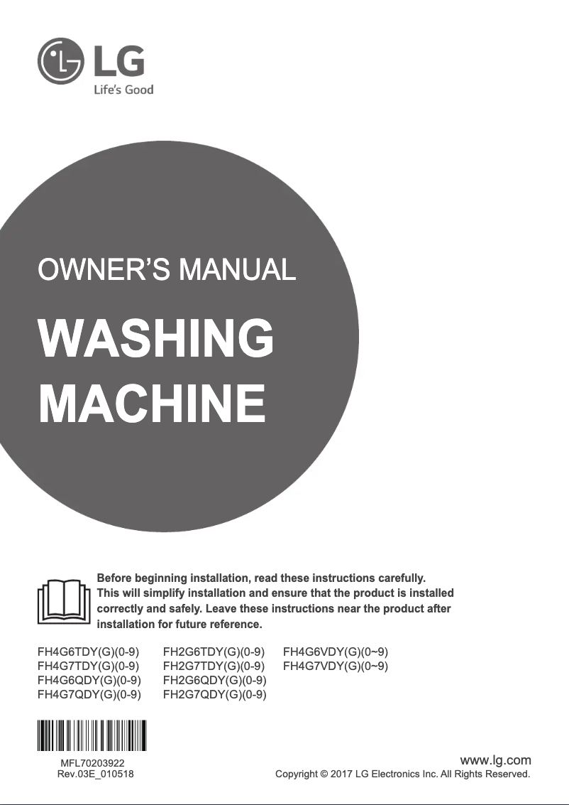 Image de la première page du manuel de l'appareil FH4G6TDY4