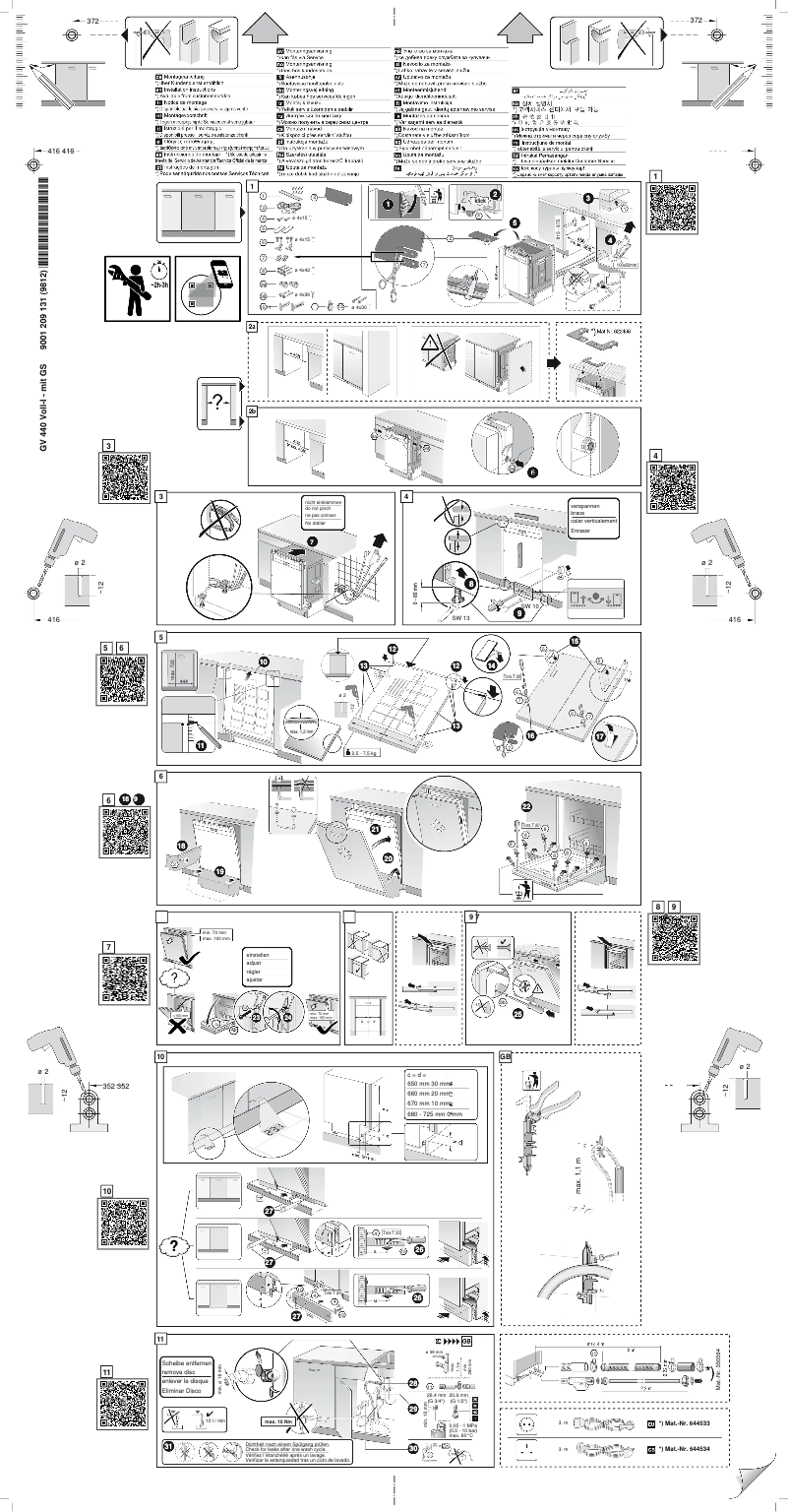 Page n°1 - Guide d'installation Siemens SR66T057EU