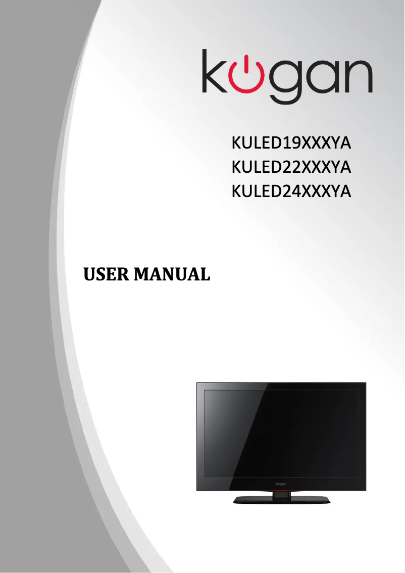 Image de la première page du manuel de l'appareil KULED22XXXYA