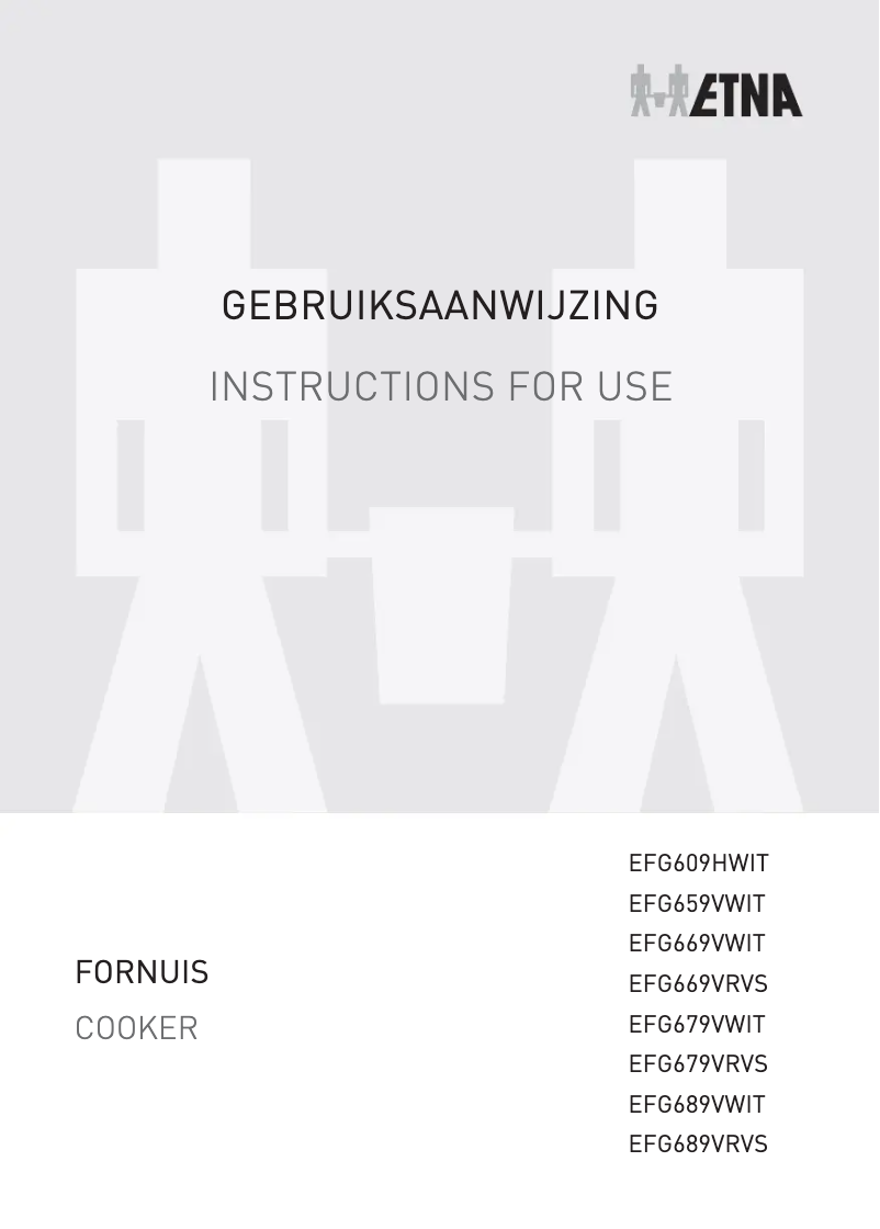 Page 1 de la notice Manuel utilisateur Etna EFG609H