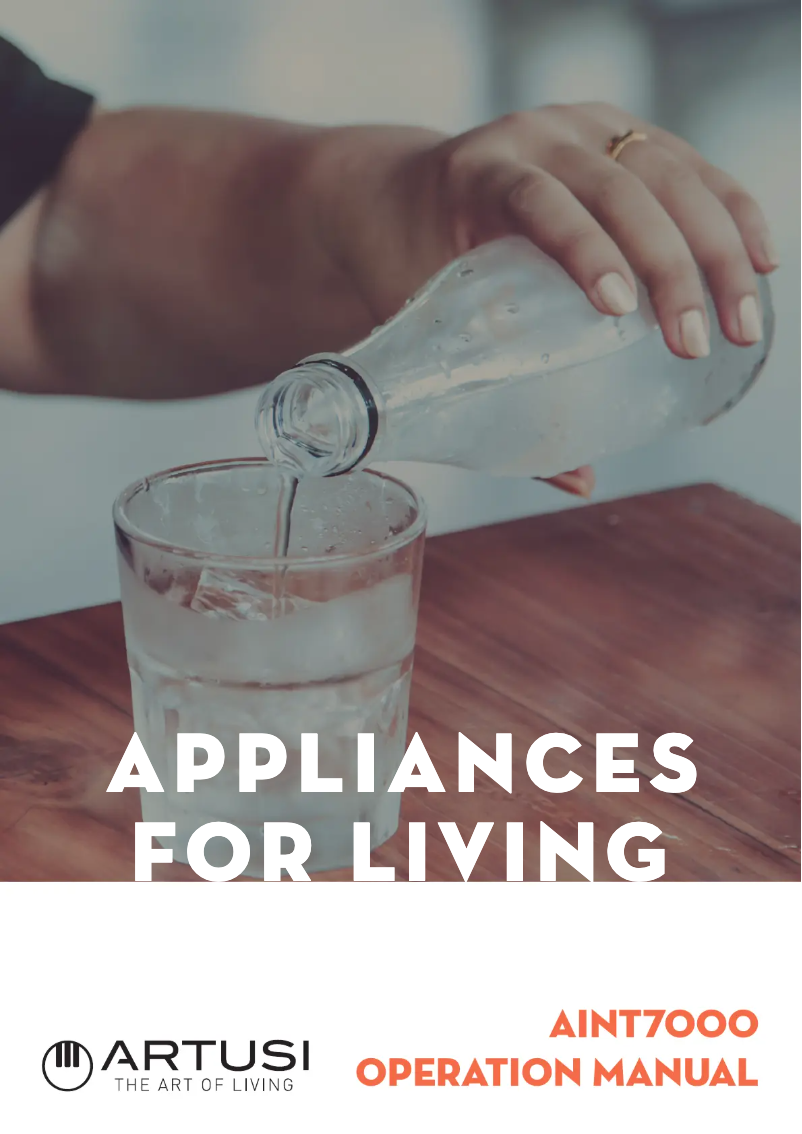 Page 1 de la notice Manuel utilisateur Artusi AINT7000