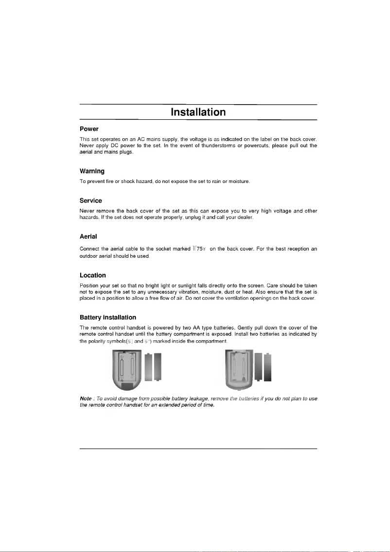 Page 1 de la notice Manuel utilisateur LG CF-21F30