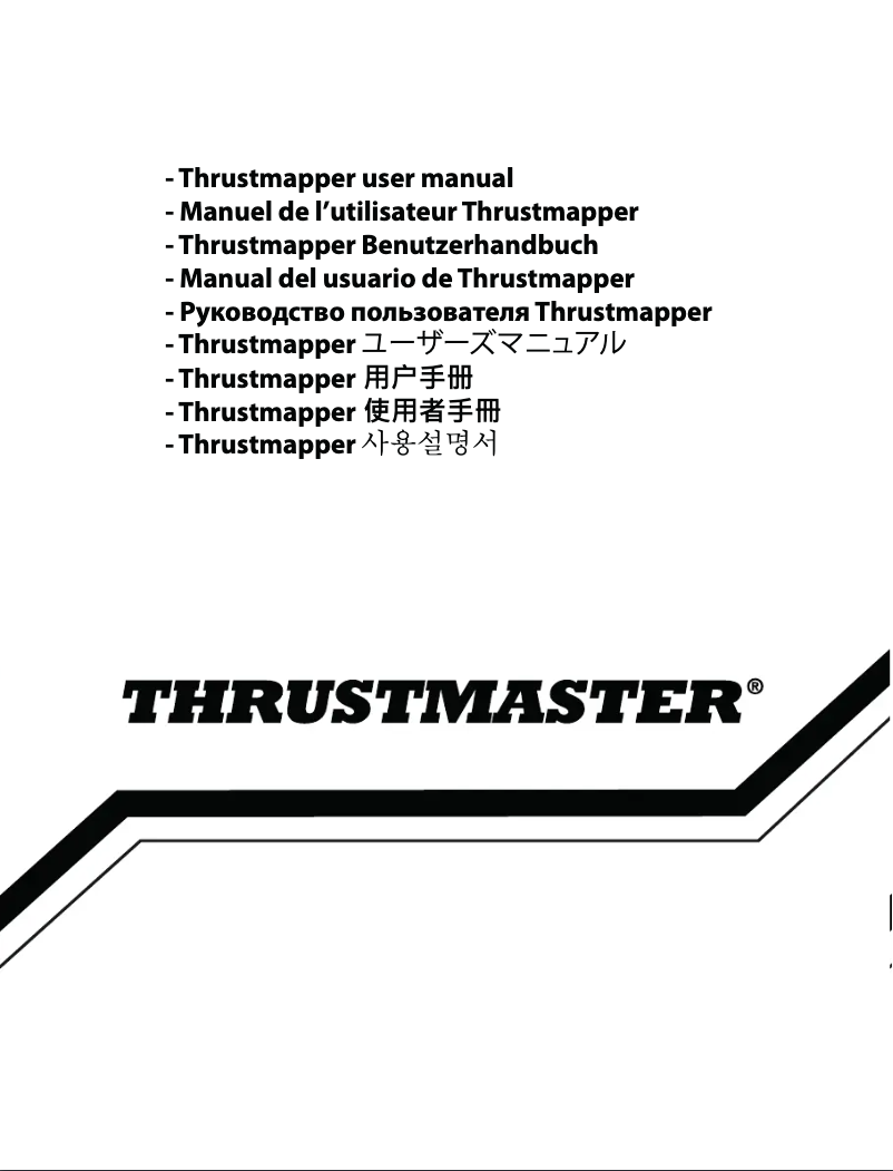 Page 1 de la notice Manuel utilisateur Thrustmaster eSwap Pro Controller