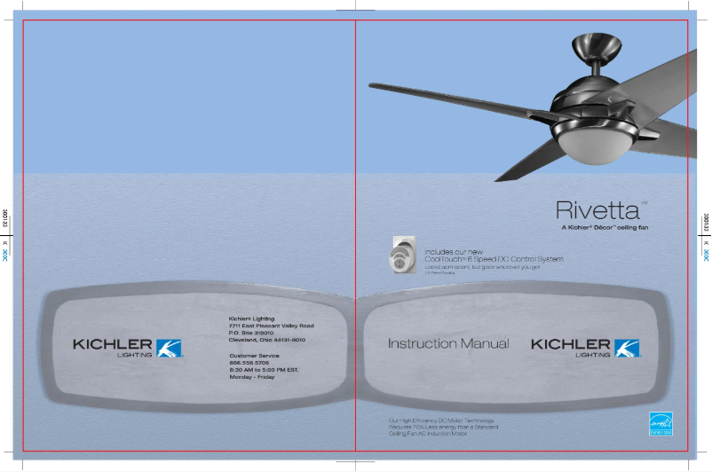 Page n°1 - Manuel utilisateur Kichler Rivetta