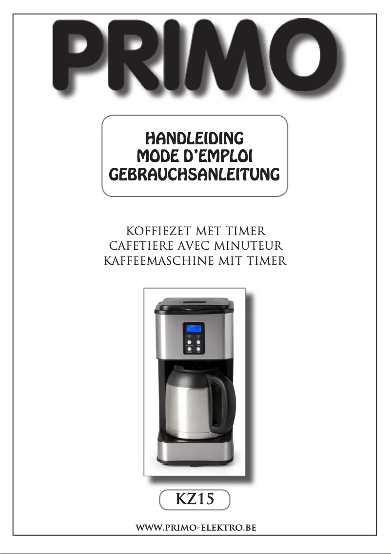 Image de la première page du manuel de l'appareil KZ15
