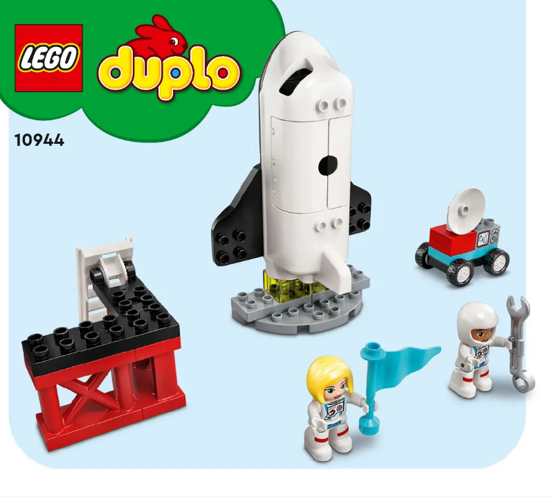 Page 1 de la notice Consignes visuelles Lego Duplo 10944