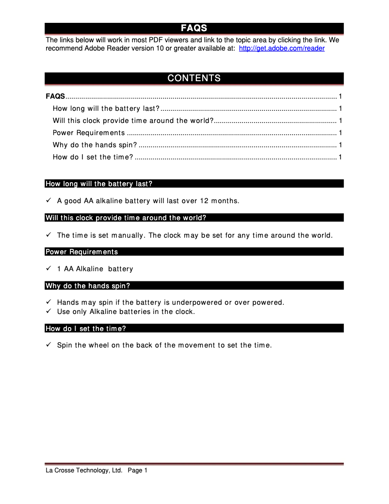 Image de la première page du manuel de l'appareil 404-2624O