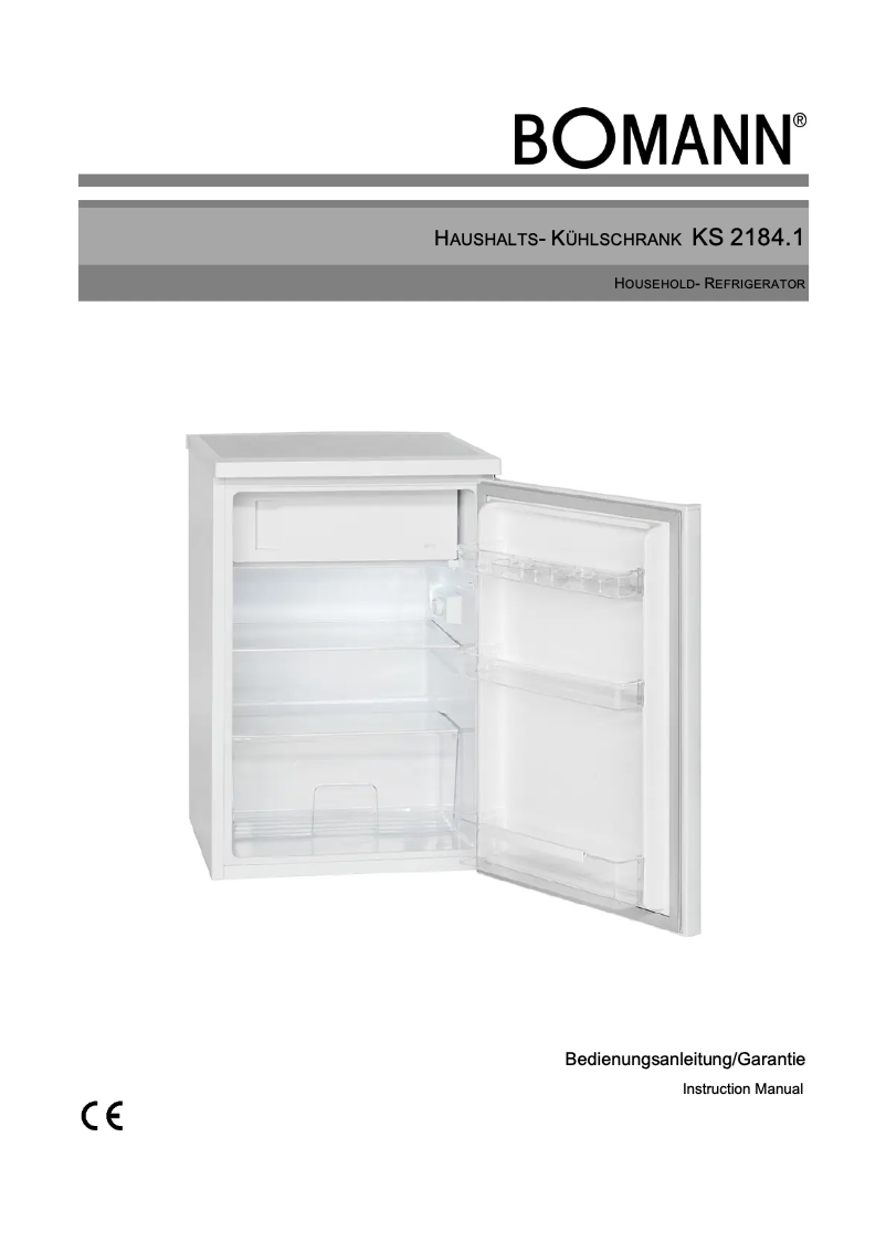 Image de la première page du manuel de l'appareil KS 2184.1