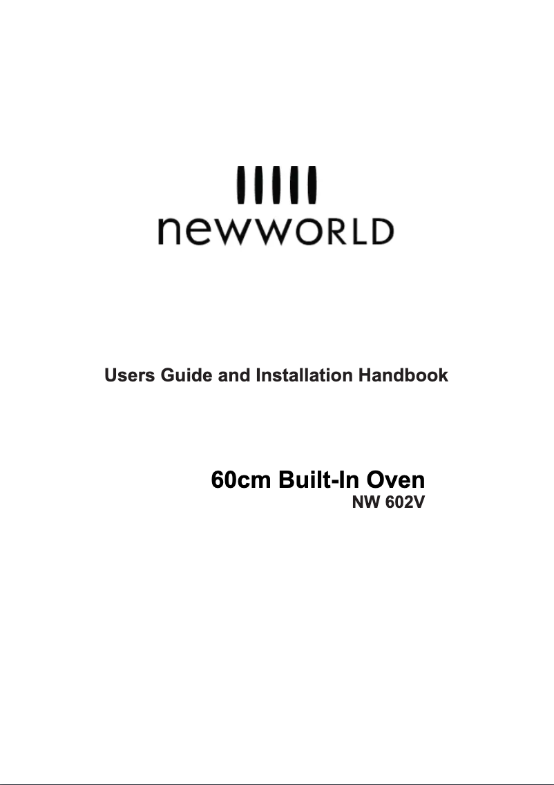Image de la première page du manuel de l'appareil NW602V