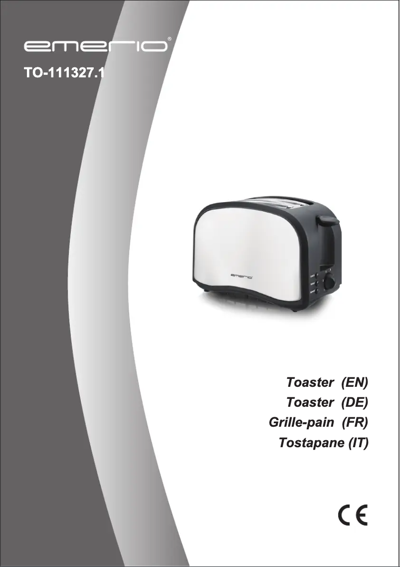 Image de la première page du manuel de l'appareil TO-111327