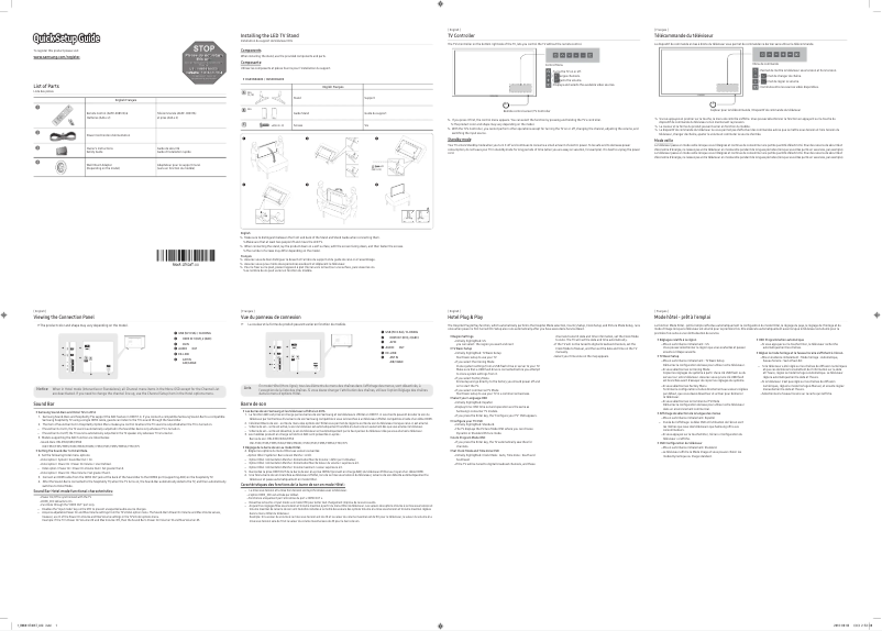 Page n°1 - Manuel utilisateur Samsung HG50NE460SF