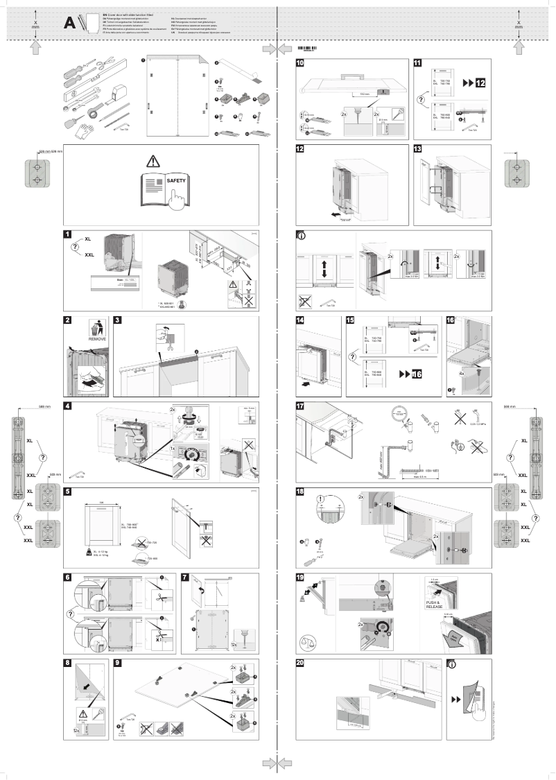 Page n°1 - Guide d'installation Asko DSD533B