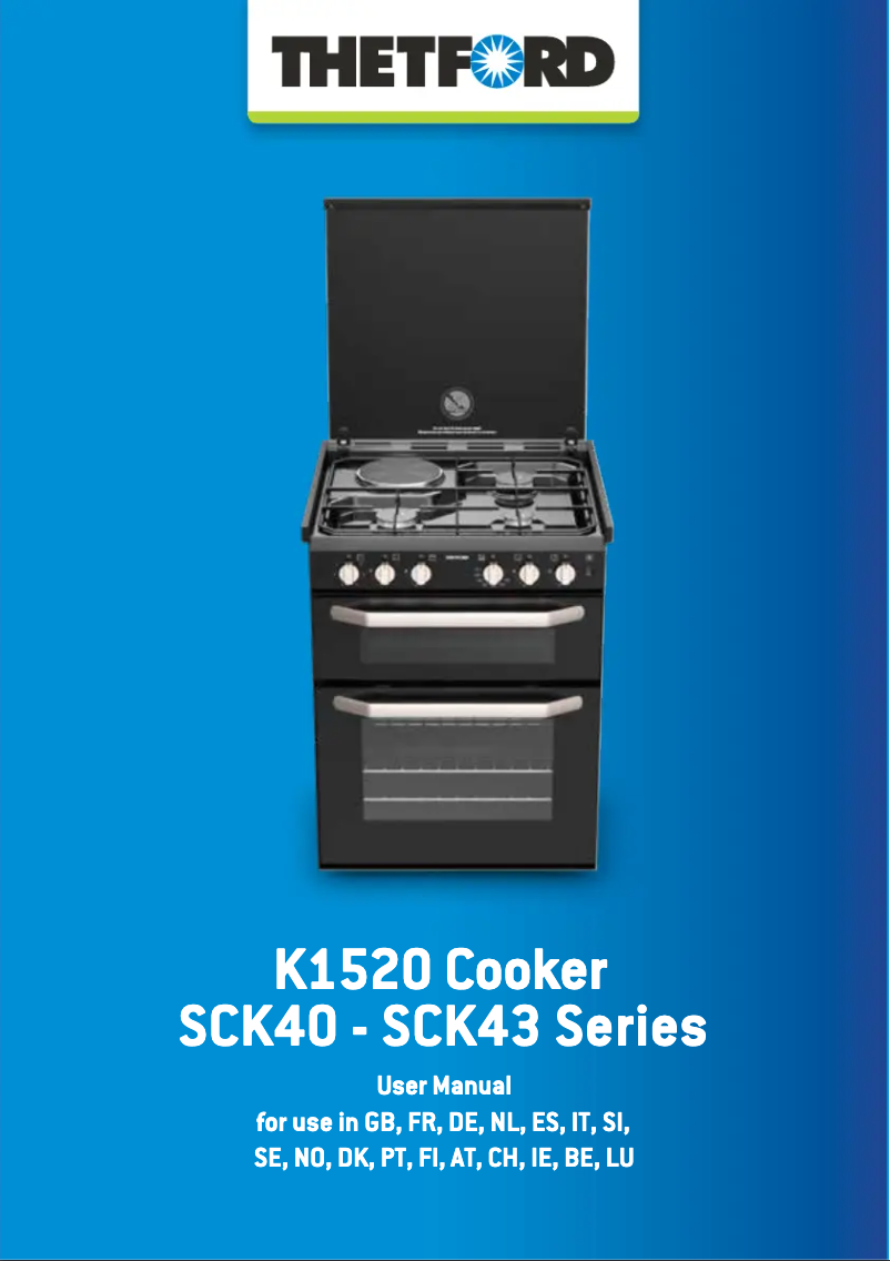 Page 1 de la notice Manuel utilisateur Thetford K1520