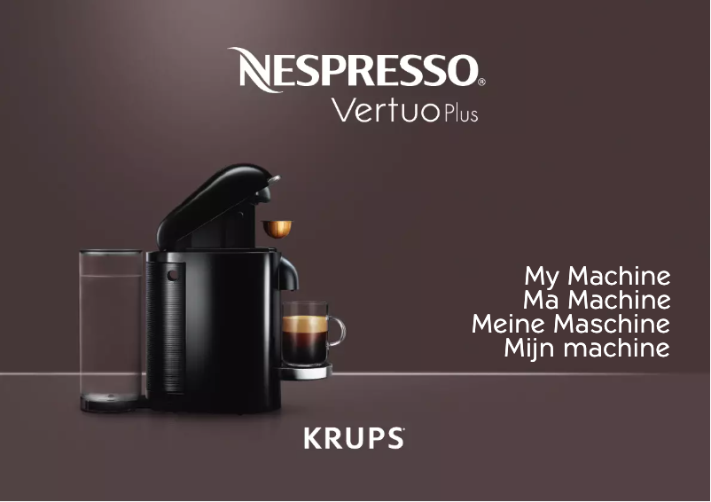 Image de la première page du manuel de l'appareil Nespresso Vertuo Plus XN9031