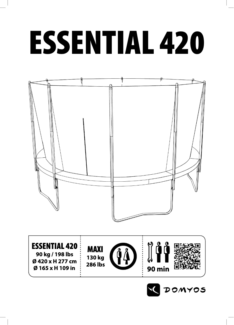 Page n°1 - Manuel utilisateur Domyos ES 420