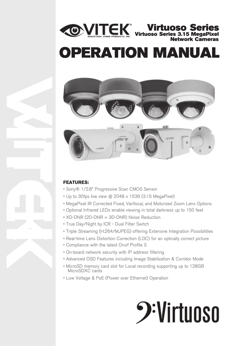Page n°1 - Manuel utilisateur Vitek VTD-M30F3NP