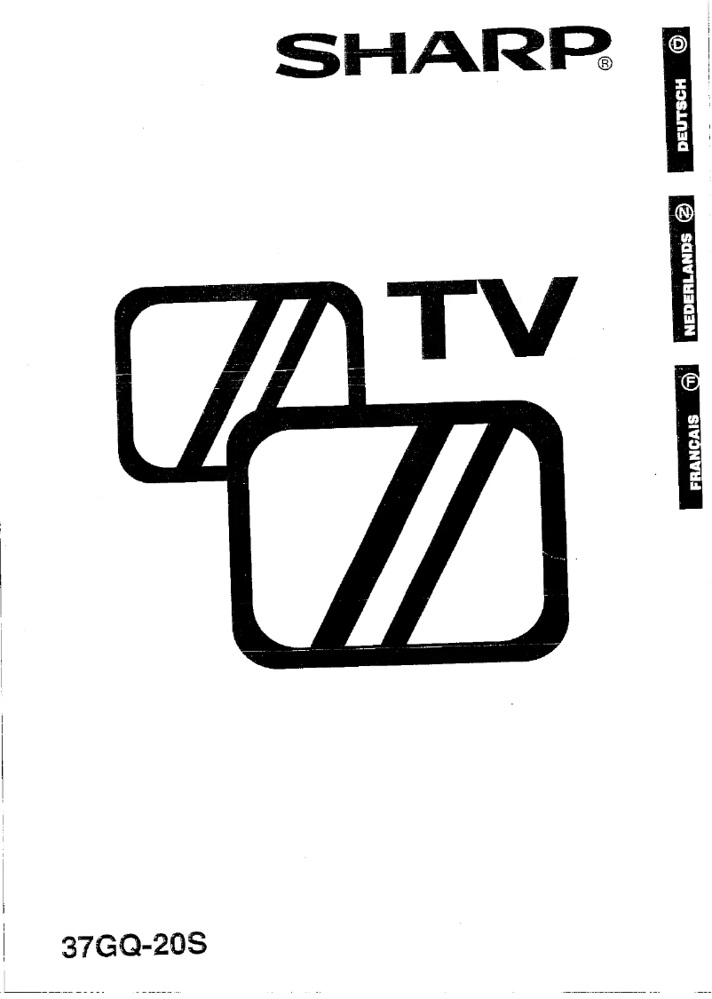 Image de la première page du manuel de l'appareil 37GQ20S