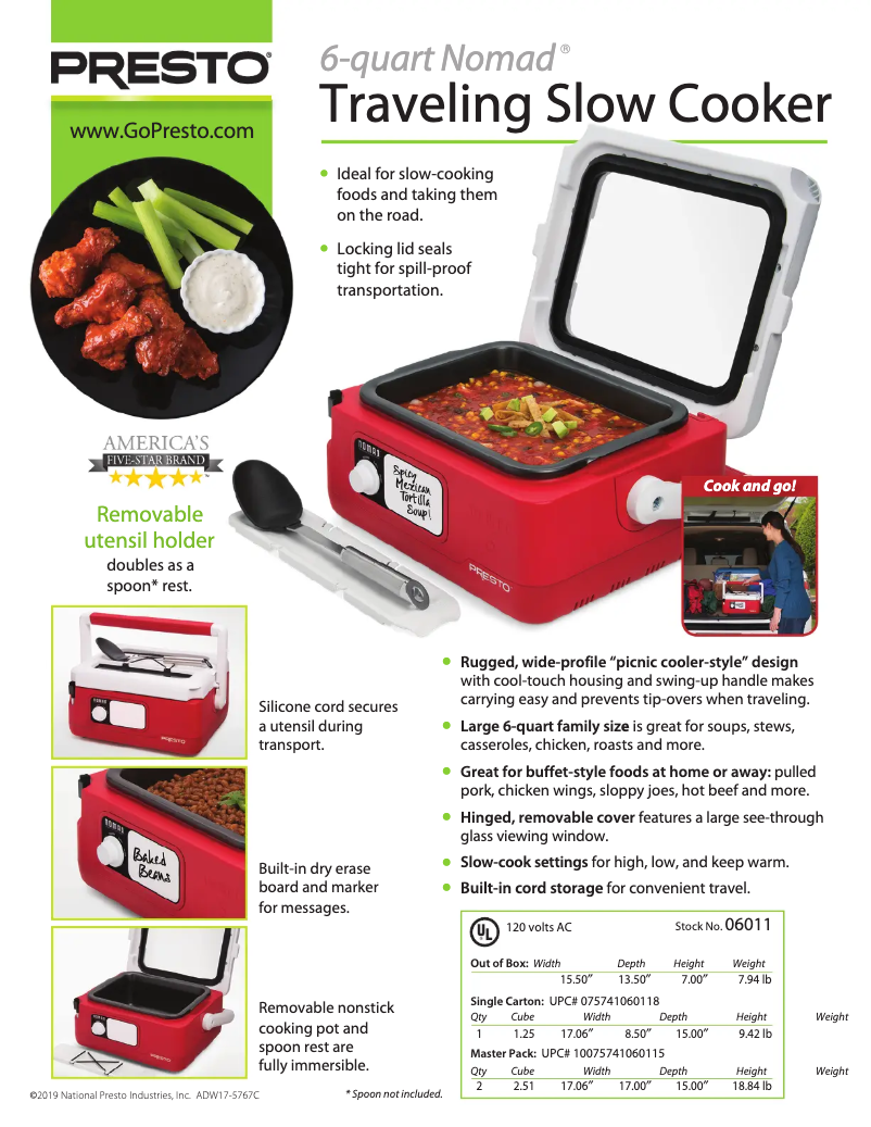 Image de la première page du manuel de l'appareil Nomad 06011