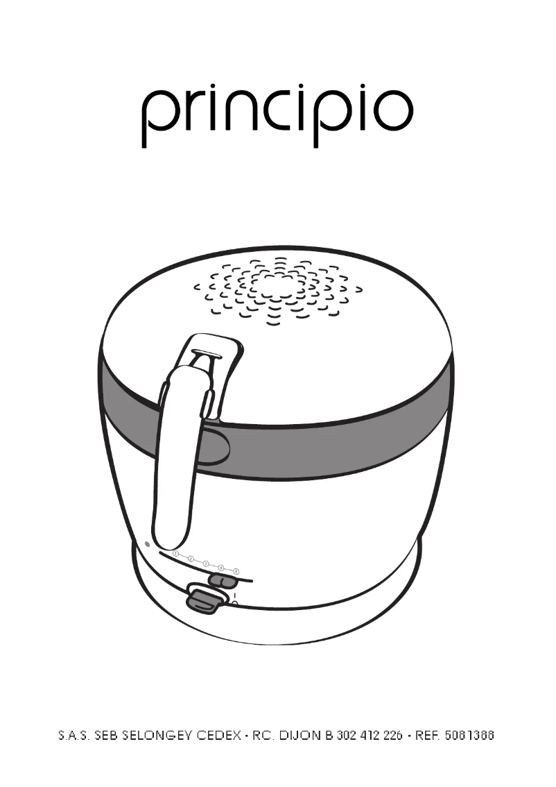 Page n°1 - Manuel utilisateur Tefal FF1018 Principio