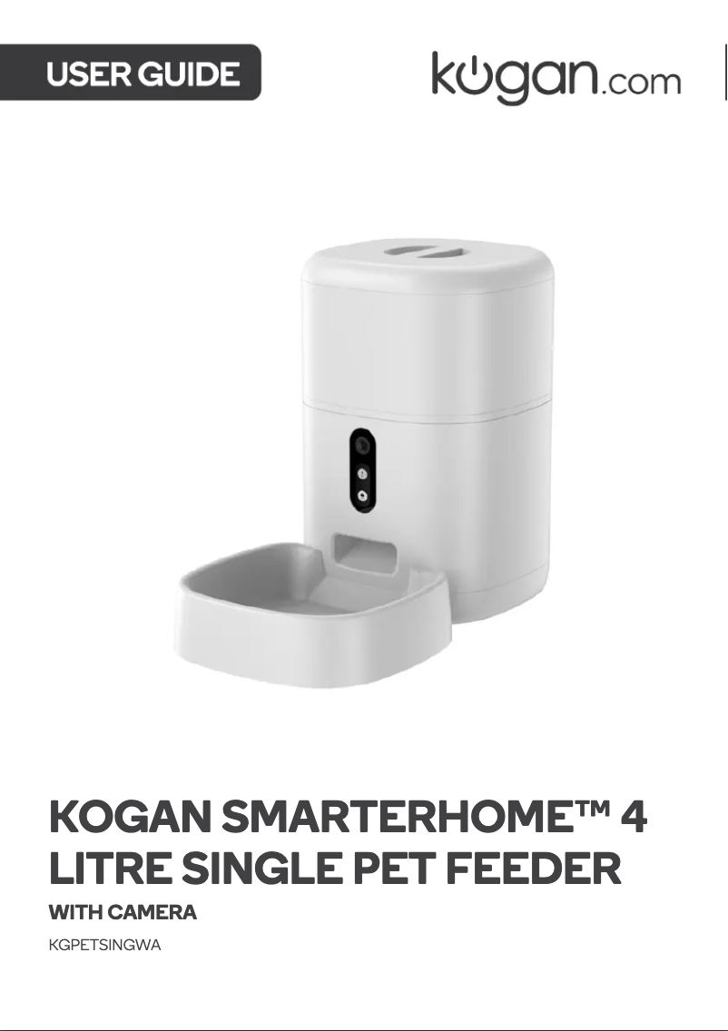 Page 1 de la notice Manuel utilisateur Kogan KGPETSINGWA