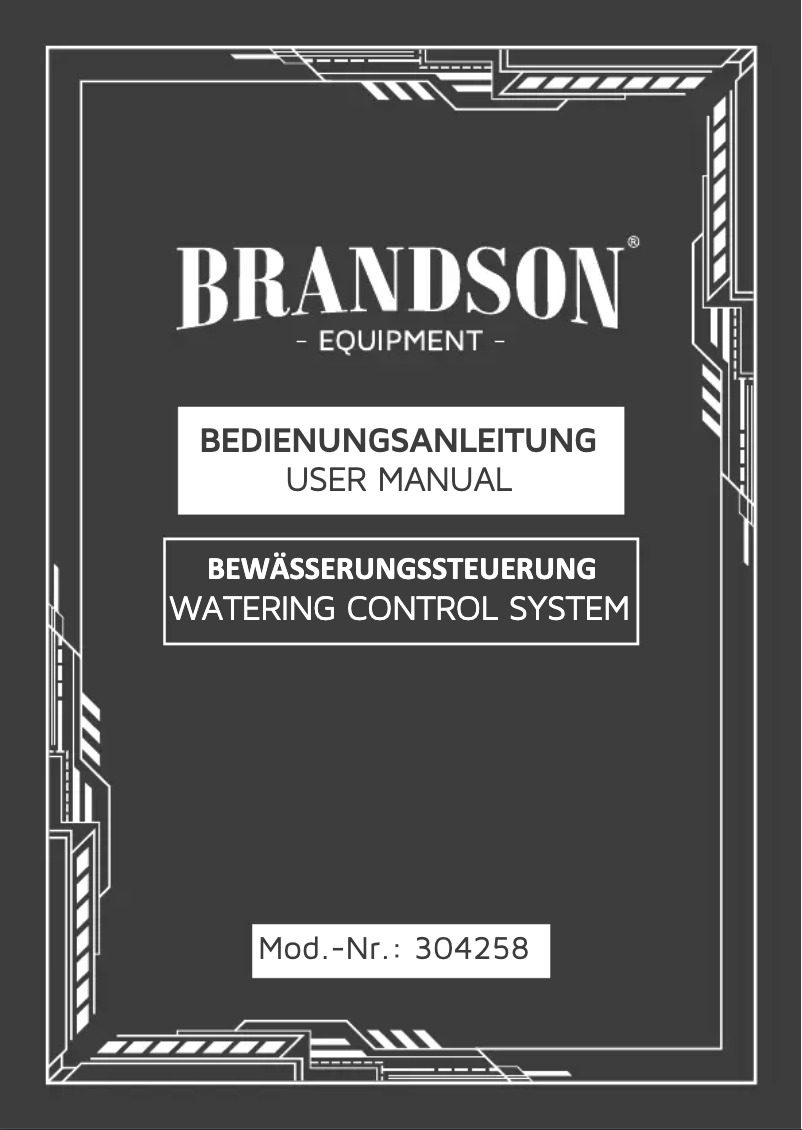 Page 1 de la notice Manuel utilisateur Brandson 304258