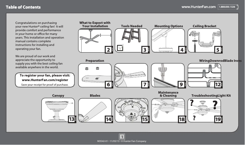 First page image of the manual for Barrington