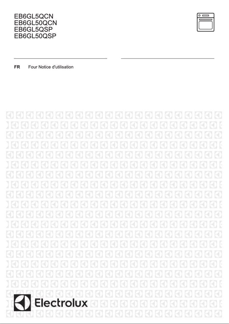 Page 1 de la notice Manuel utilisateur Electrolux EB6GL5QSP