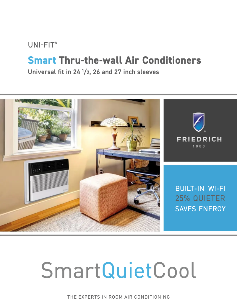 Page 1 de la notice Brochure Friedrich UCT10A10A