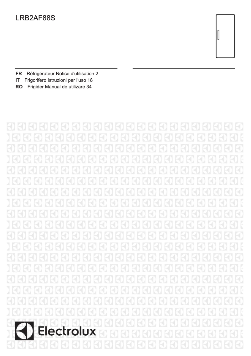 Page n°1 - Manuel utilisateur Electrolux LRB2AF88S